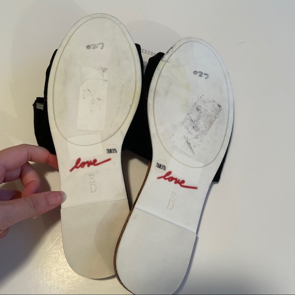 ED by Ellen Black Knot Sandals 7.5 - Picture 5 of 7